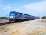 AMTK 99  15Jul2008  NB Train 22 (Texas Eagle) in the station